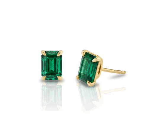 Vera Emerald Studs