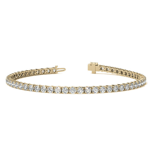 12.00 CTW Lab Grown Diamond Tennis Bracelet | G/VS AGI Certified |